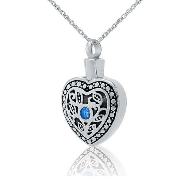 Celestial Heart Silver Pendent